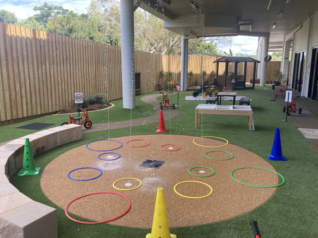 Splash Pad Burpengary childcare imaginarium water play